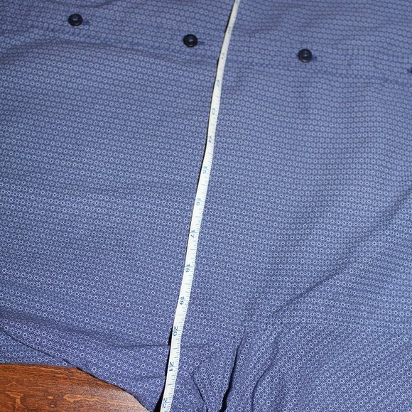 English Laundry Men's Blue Dress Shirt - Picture 2 of 4